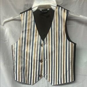 H&M Kids Striped Vest in Blue, Brown, and Cream